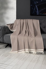 L'essentiel linge de maison Alinda Funda de Sofá Marrón 170 x 230 cm